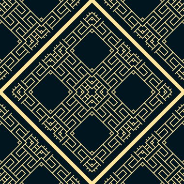 art deco dikişsiz desen