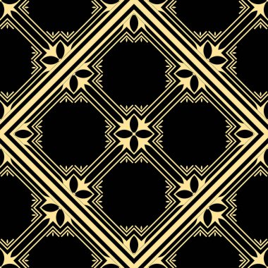 art deco dikişsiz desen