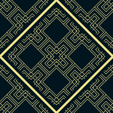 art deco dikişsiz desen