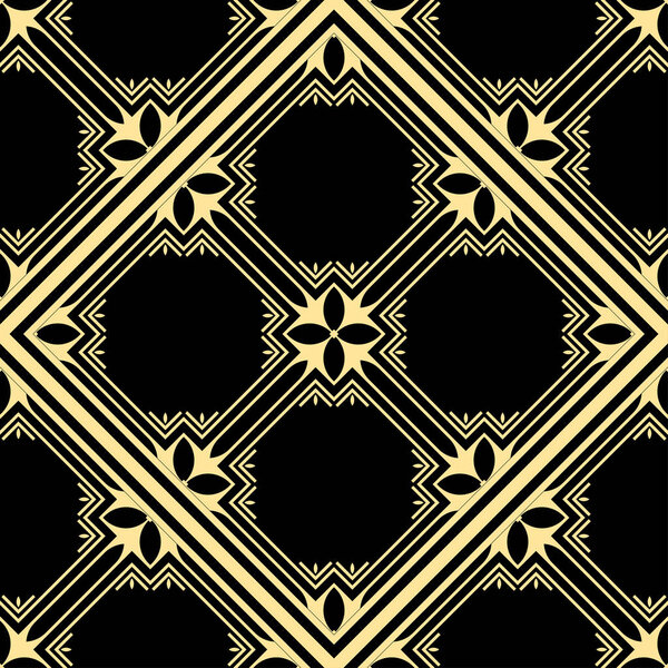 Art deco seamless pattern