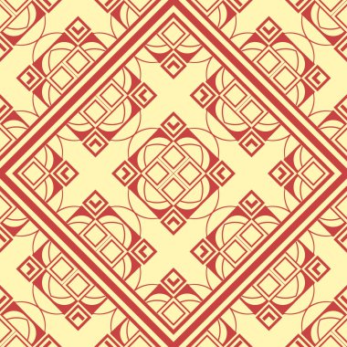 art deco dikişsiz desen