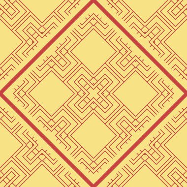 art deco dikişsiz desen