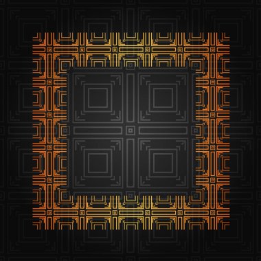 Art Deco kenarlık çerçevesi