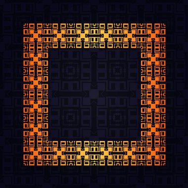 Art Deco kenarlık çerçevesi