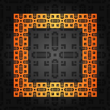 Art Deco kenarlık çerçevesi