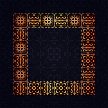 Art Deco kenarlık çerçevesi