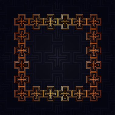 Art Deco kenarlık çerçevesi