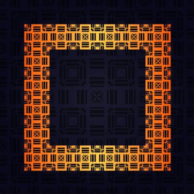 Art Deco kenarlık çerçevesi