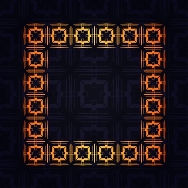 Art Deco kenarlık çerçevesi