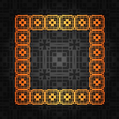 Art Deco kenarlık çerçevesi