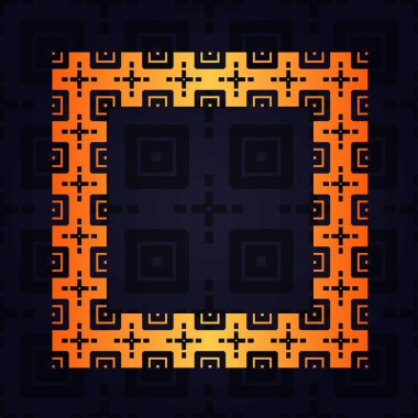 Art Deco kenarlık çerçevesi