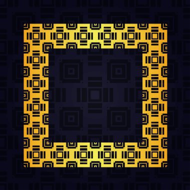 Art Deco kenarlık çerçevesi