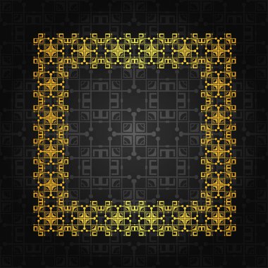 Art Deco kenarlık çerçevesi