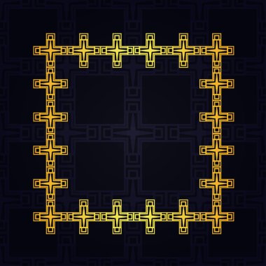 Art Deco kenarlık çerçevesi