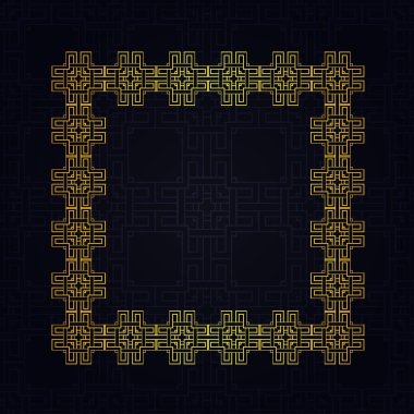 Art Deco kenarlık çerçevesi