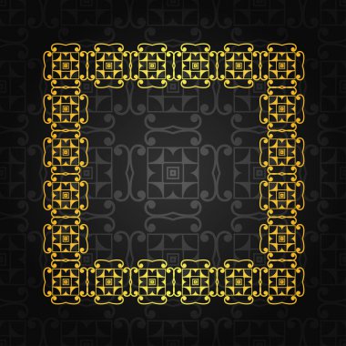 Art Deco kenarlık çerçevesi