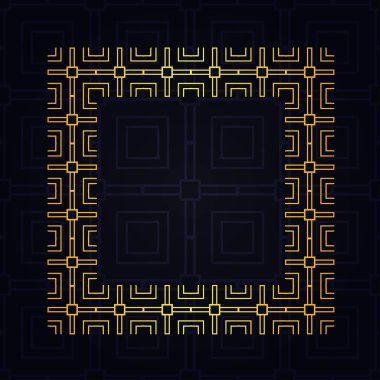 Art Deco kenarlık çerçevesi