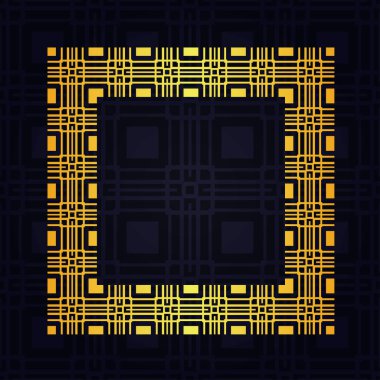 Art Deco kenarlık çerçevesi