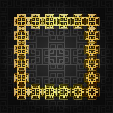 Art Deco kenarlık çerçevesi