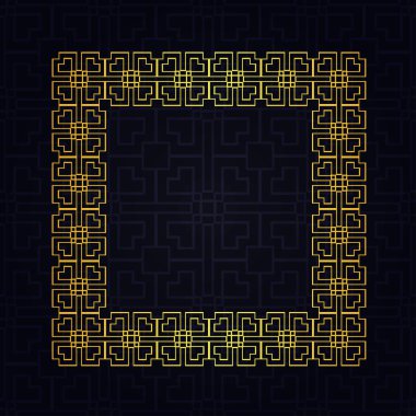 Art Deco kenarlık çerçevesi