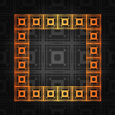 Art Deco kenarlık çerçevesi