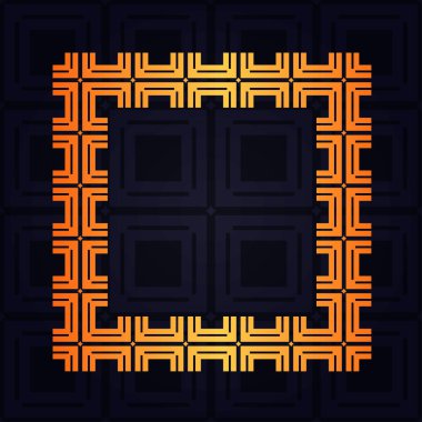 Art Deco kenarlık çerçevesi