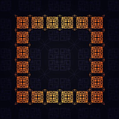 Art Deco kenarlık çerçevesi