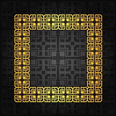 Art Deco kenarlık çerçevesi