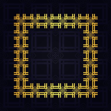 Art Deco kenarlık çerçevesi