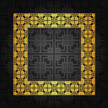 Art Deco kenarlık çerçevesi