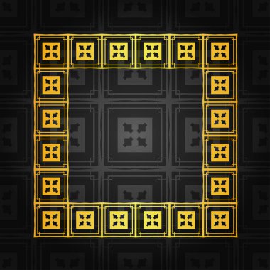 Art Deco kenarlık çerçevesi