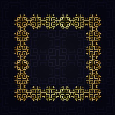 Art Deco kenarlık çerçevesi