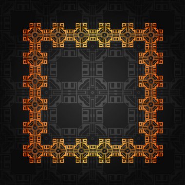 Art Deco kenarlık çerçevesi