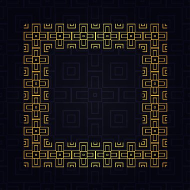 Art Deco kenarlık çerçevesi