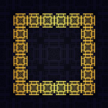 Art Deco kenarlık çerçevesi