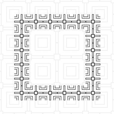 Art Deco kenarlık çerçevesi