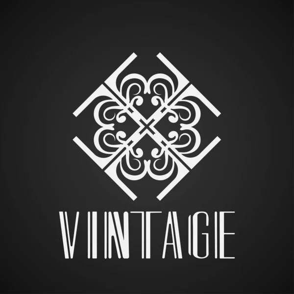 Vector geometrische moderne Art Deco stijl logo decoratie — Stockvector