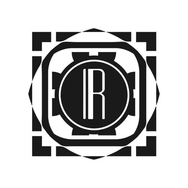 Moderní monogram Art Deco — Stockový vektor