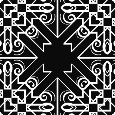 art deco dikişsiz desen