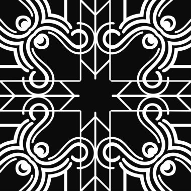 art deco dikişsiz desen