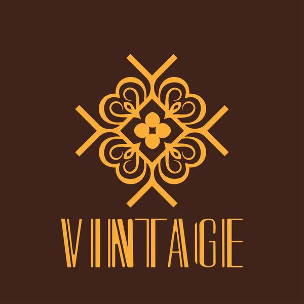 Logo Art Deco moderno — Vettoriale Stock