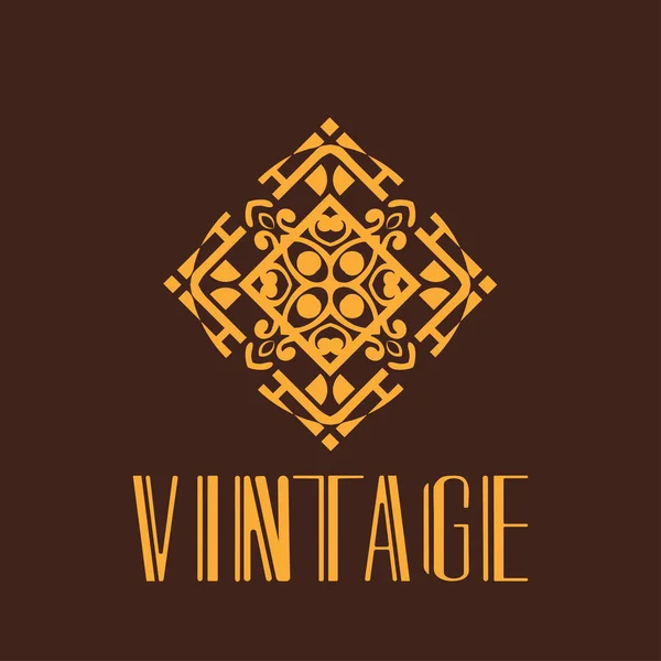 Logo Art Deco moderno — Vettoriale Stock