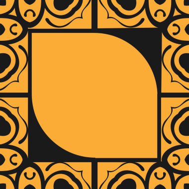 Dikişsiz geometrik modern art deco desen arka plan