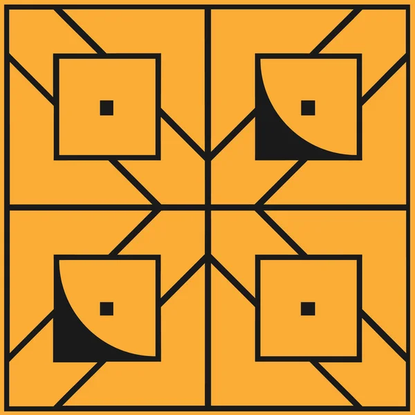 シームレスな幾何学的な現代のアールデコパターンの背景 — ストックベクタ