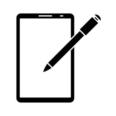 Siyah akıllı telefon, beyaz arka plan üzerinde izole cep telefonu