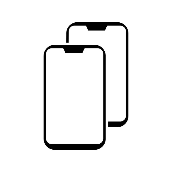 Ícone de smartphone. Flat Icon Telefone Móvel, Handphone —  Vetores de Stock