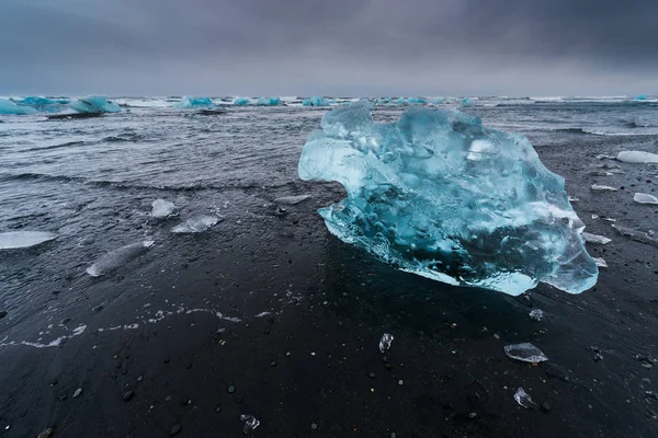 Icebergs Jokulsarlon Glacial Lagoon Iceland — Stock Photo, Image