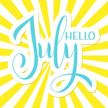 Merhaba Temmuz harfleri.