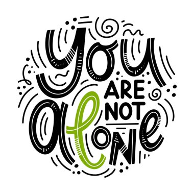 Ruh sağlığı günü için Inspirational quotes