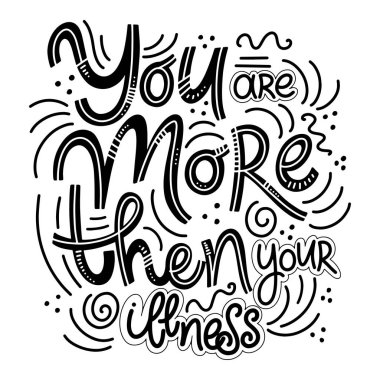 Ruh sağlığı günü için Inspirational quotes. 